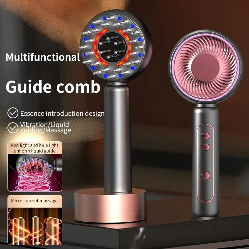 Head Massagers Scalp with 4 Mode Guiding Comb Red Light Therapy
