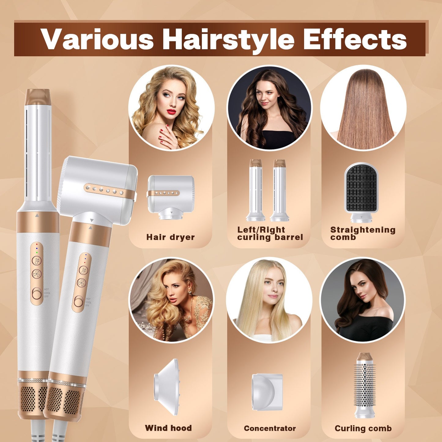 7-in-1 Professional Hair Style Set