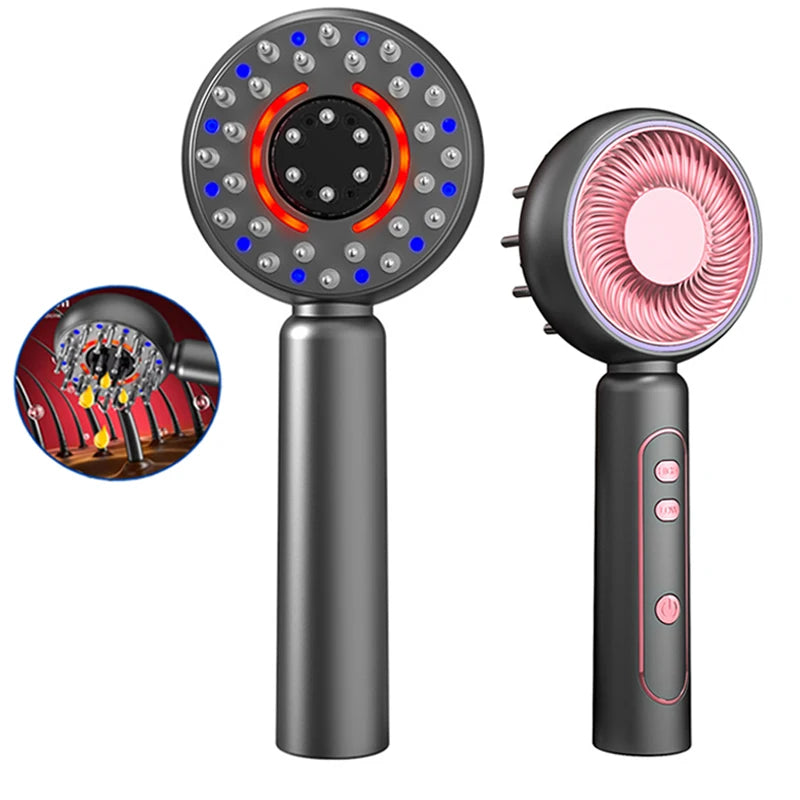 Head Massagers Scalp with 4 Mode Guiding Comb Red Light Therapy