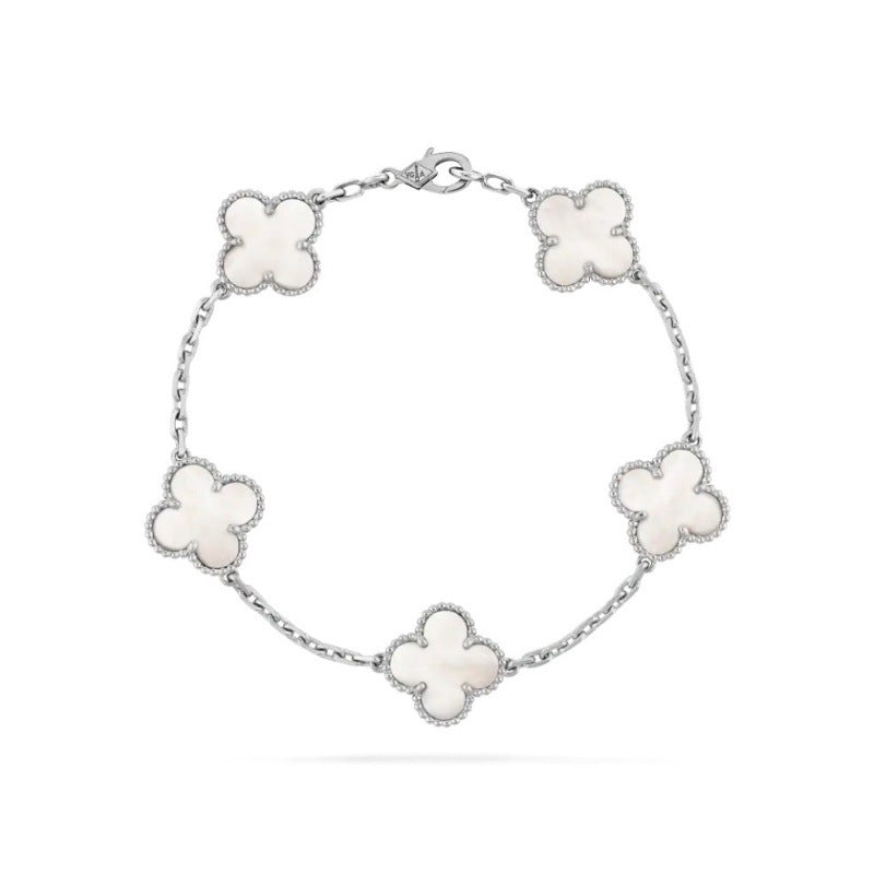 Four leaf clover bracelet (18k gold)