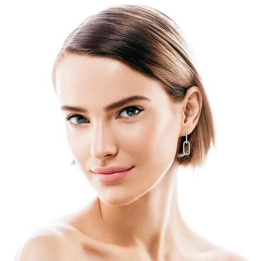 925 Sterling Silver Moissanite Earrings